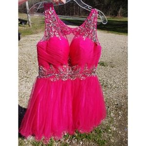 Pink prom dress